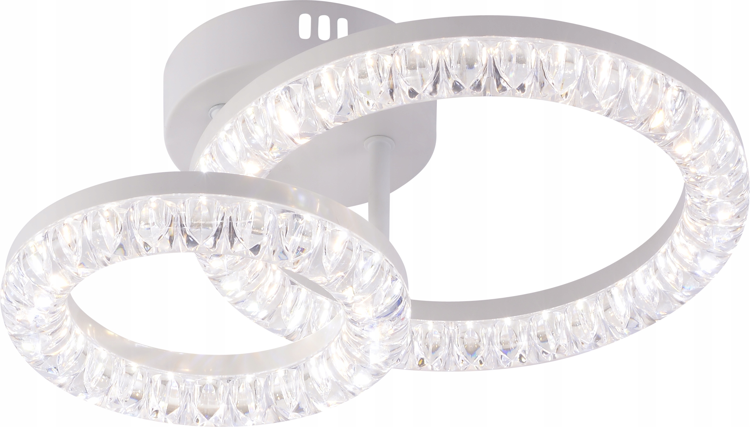 Nowoczesny Żyrandol Led Ring 40W Biały Minimalistyczny Vargo DL1244