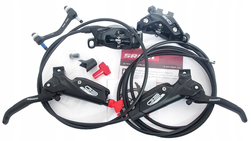 Hamulce Sram G2 R 4-TŁOCZKI Przód/tył Adapter, Nowe