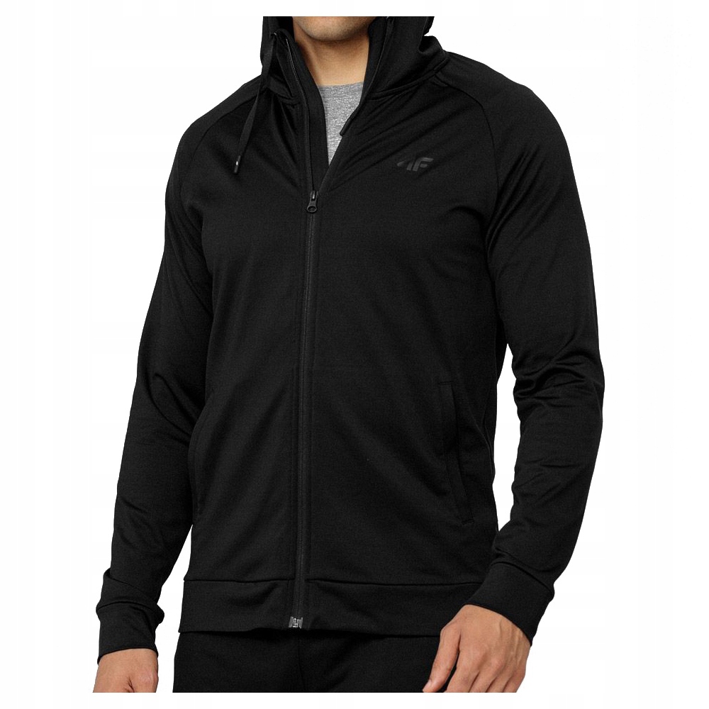 

4F Bluza Męska z Kapturem BLMF350 Czarna Rozm. M