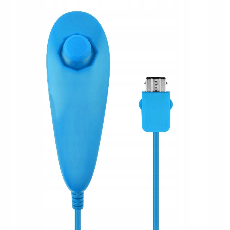 You2K Kontroler dodatkowy nunchuck gruszka do konsoli Wii / Wii U błękitny