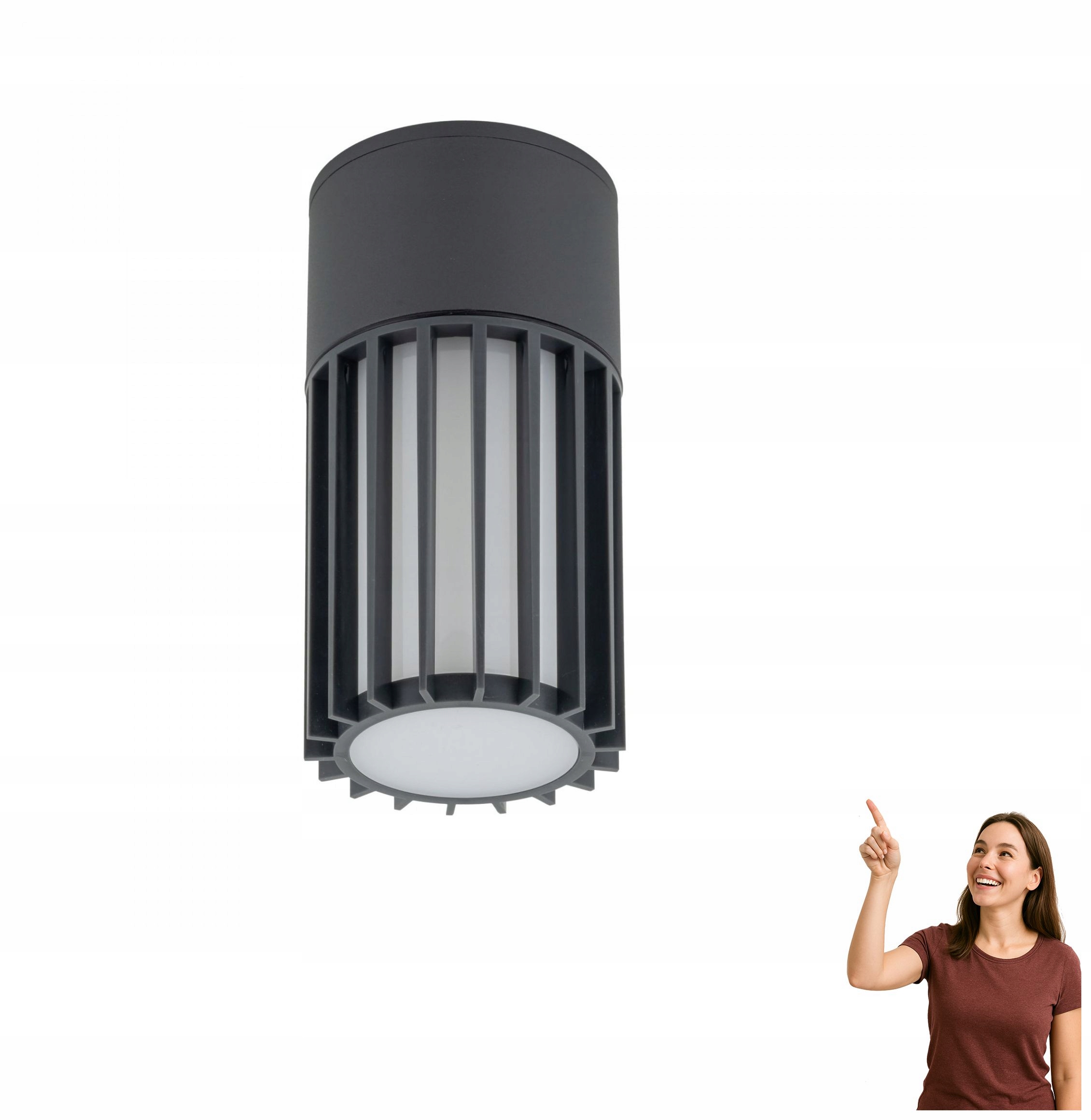 Venkovní nástěnné svítidlo Ribo Gray IP54 11508 Tk Lighting