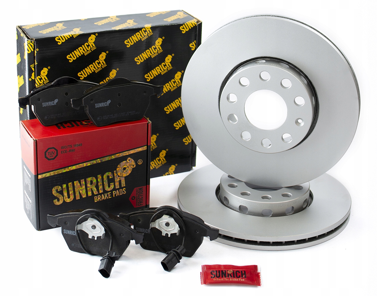 Tarcze klocki przód VW PASSAT B5 - SUNRICH 288mm