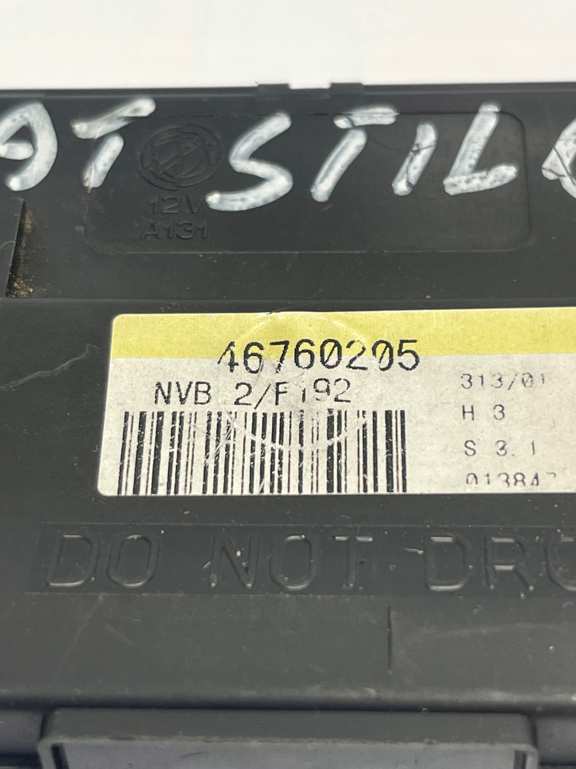 Fiat Stilo module control unit komfortu 46760205