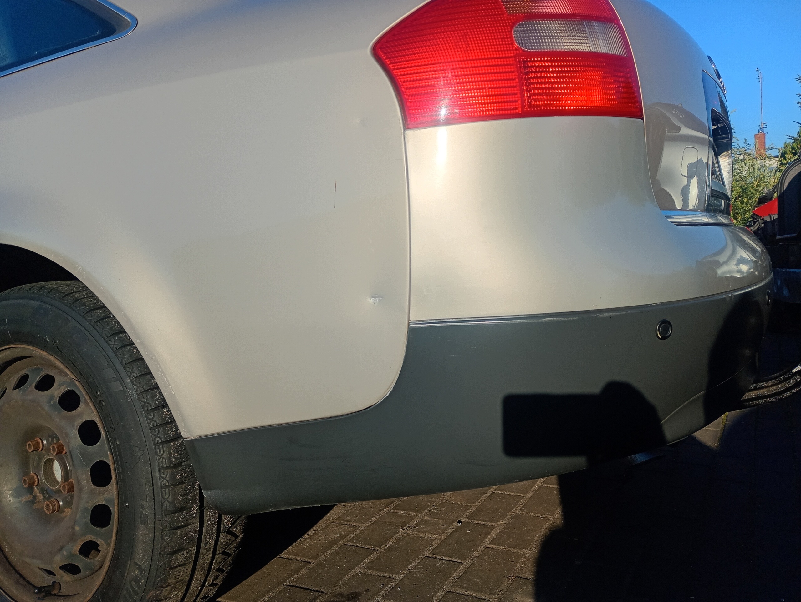bumper rear rear part Audi A6 C5 97-05 kod lakieru LY1T