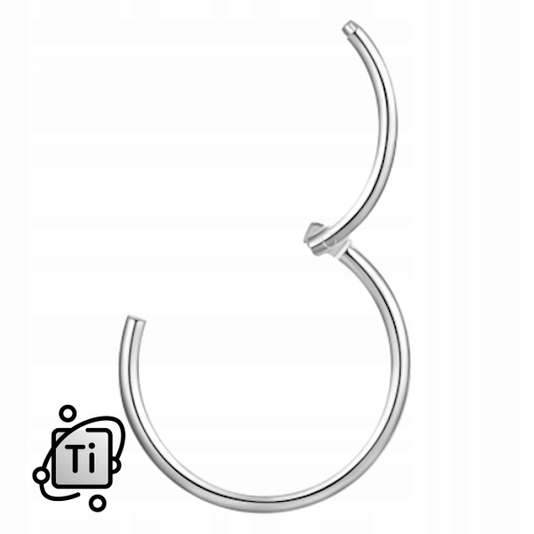 

Tytanowy Kolczyk Kółko Clicker Ring 0,8/8 mm