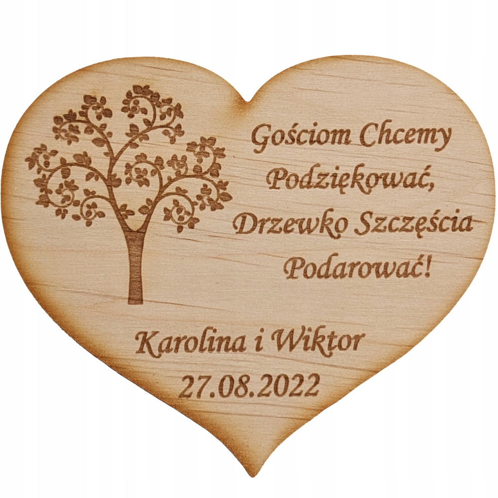 

Magnes podziękowanie ślub ślubne wesele dla gości