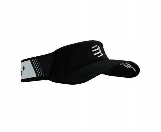Stříška Compressport Ultralight Visor černobílá