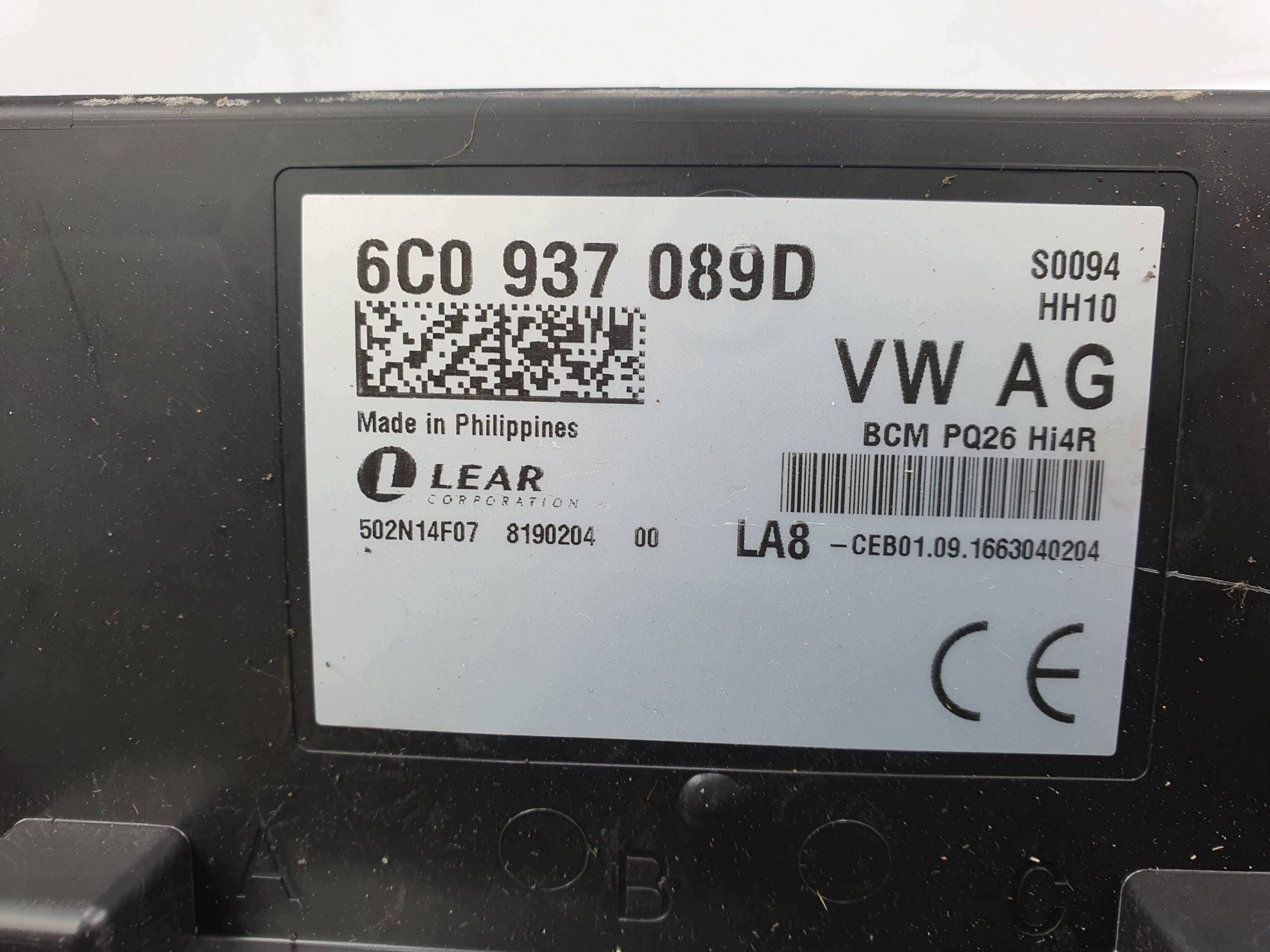 module control unit 6C0937089D SKODA FABIA III