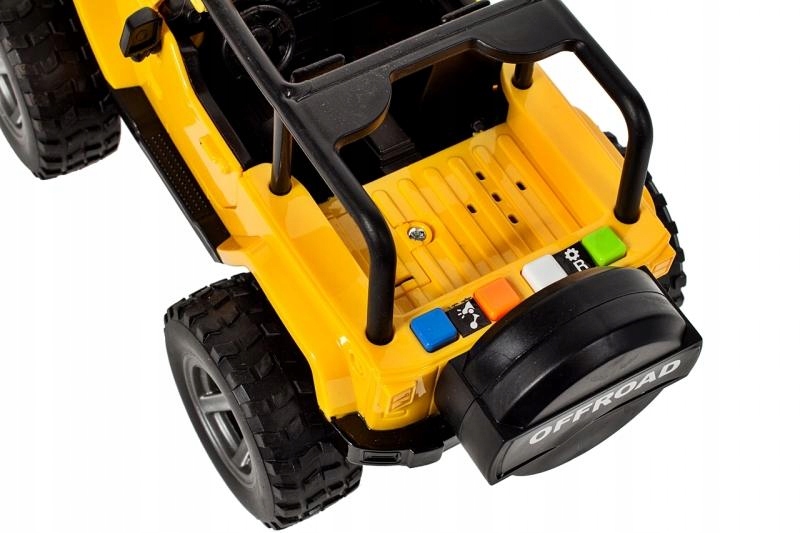 SAMOCHÓD HUMMER JEEP ŁAZIK AUTO TERENOWE Z NAPEDEM DLA DZIECI 1:16 ŚWIATŁO Materiał karton plastik