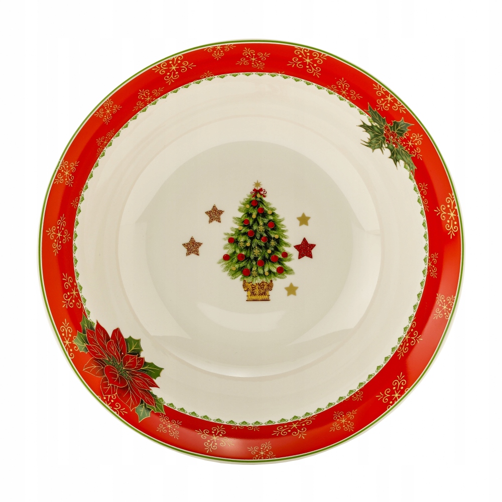

Miska Salaterka Porcelanowa Świąteczna 1,2 l