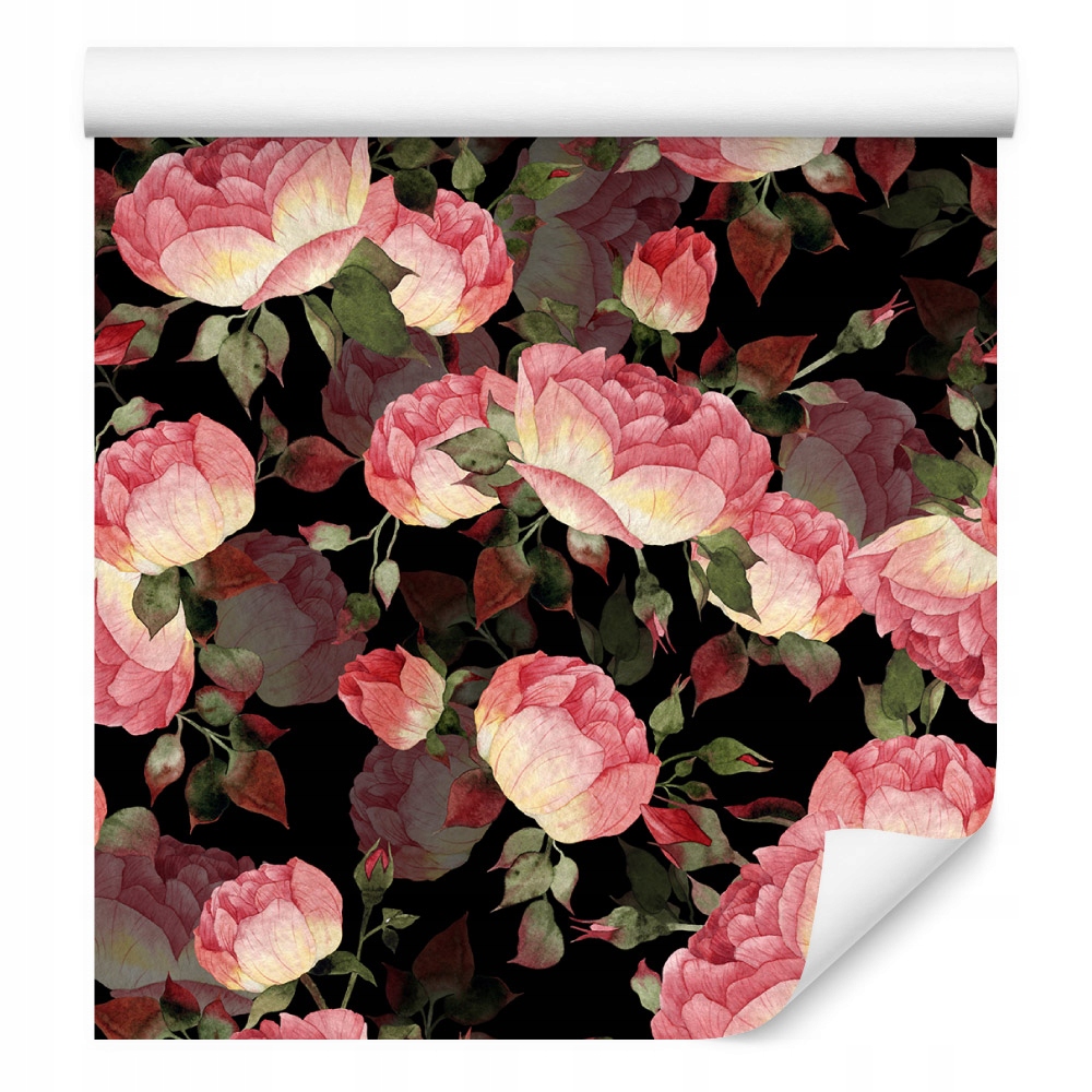 Tapeta na zeď do obývacího pokoje růže květy zeleň příroda