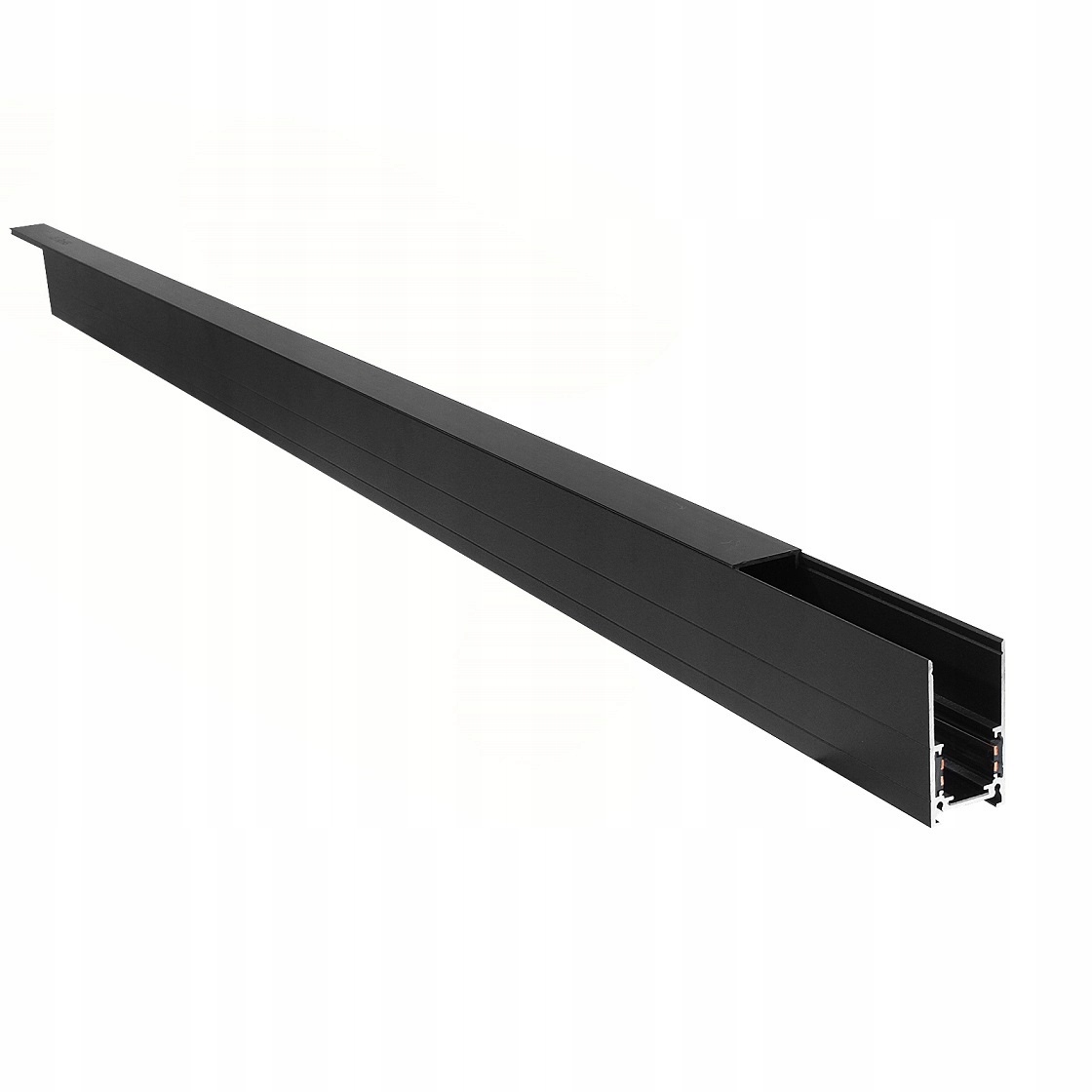 Magnetická lišta LL-20B na omítku Černá 100 cm Led 48V