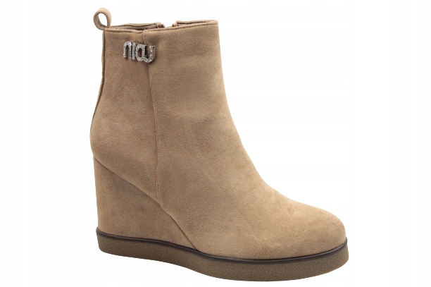 Dámské Kotníkové Boty Seastar NS359P 37 Khaki Semiš