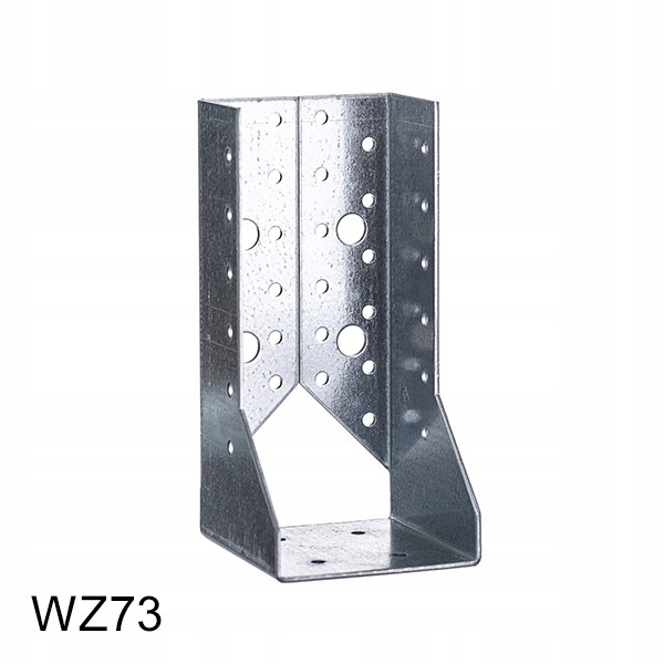 Věšák trámový držák tesařská spojka 70x155x75 x 2 mm WZ73 24ks