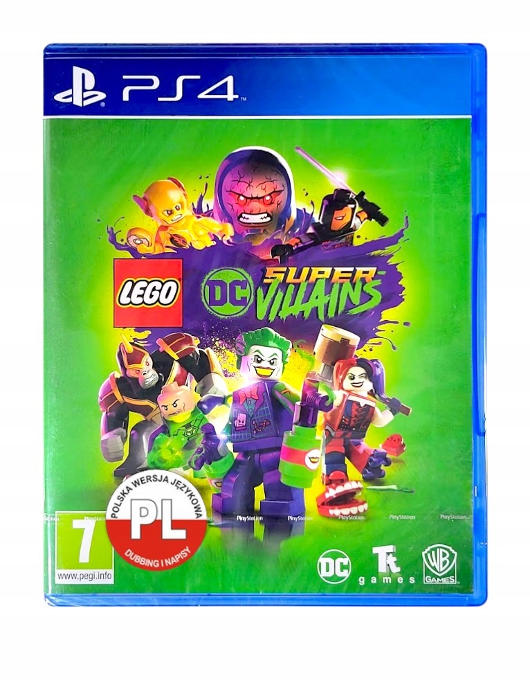 Lego DC Super-villains Złoczyńcy PS4 PS5 Polski Dubbing Nowa