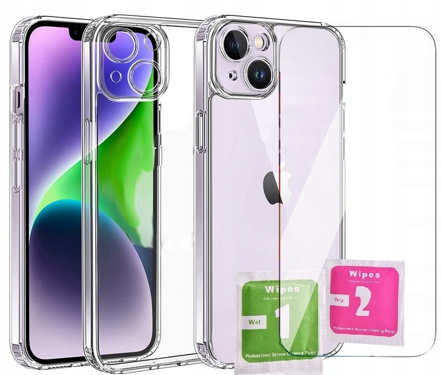 ETUI Case do Apple IPHONE 15 (6,1") + SZKŁO HARTOWANE na EKRAN