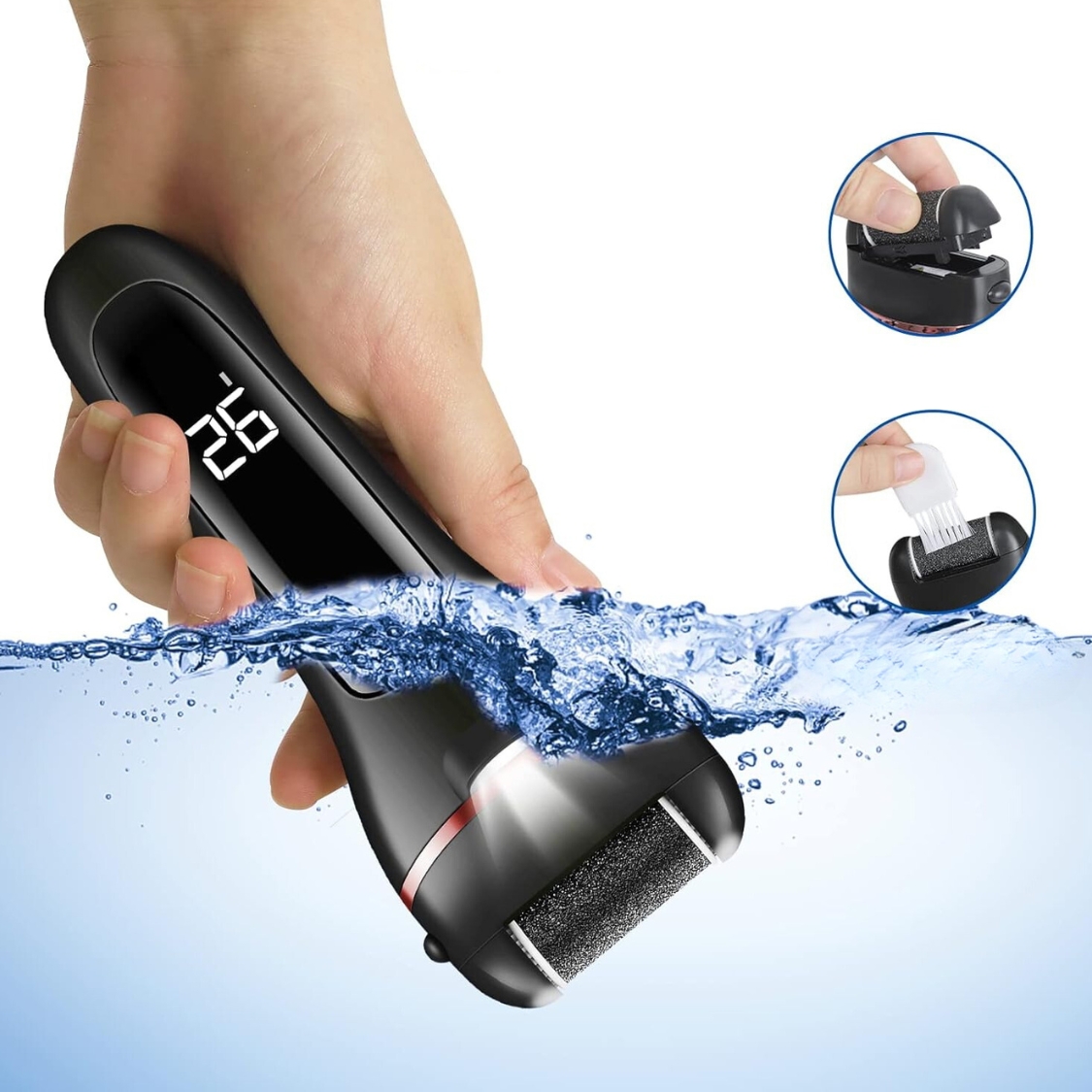 ELEKTRYCZNY PILNIK DO STÓP FREZARKA DO STÓP PIĘT TARKA + DODATKOWE NASADKI Marka Hikey