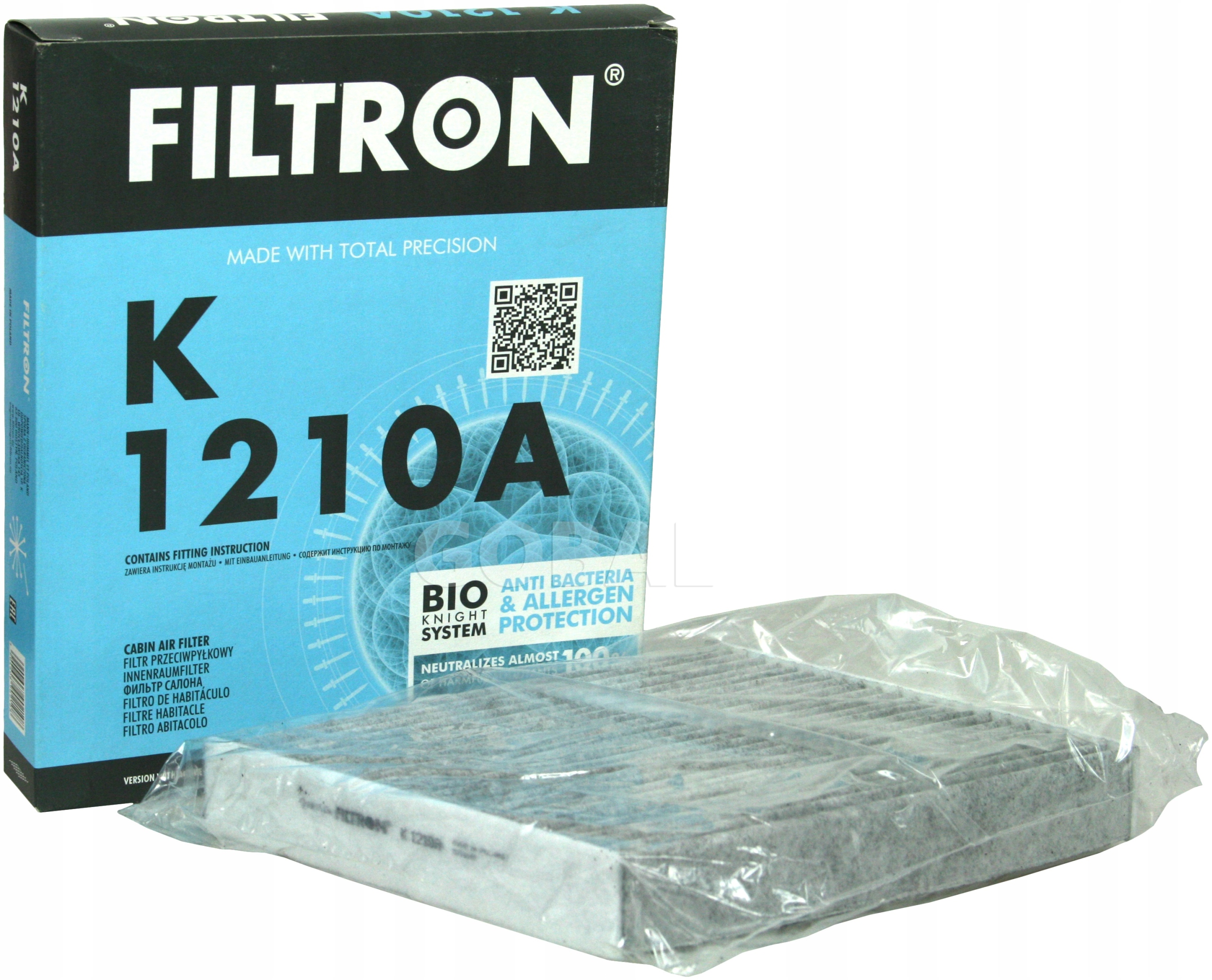

Filtr kabinowy Filtron K1210A Toyota Lexus Subaru