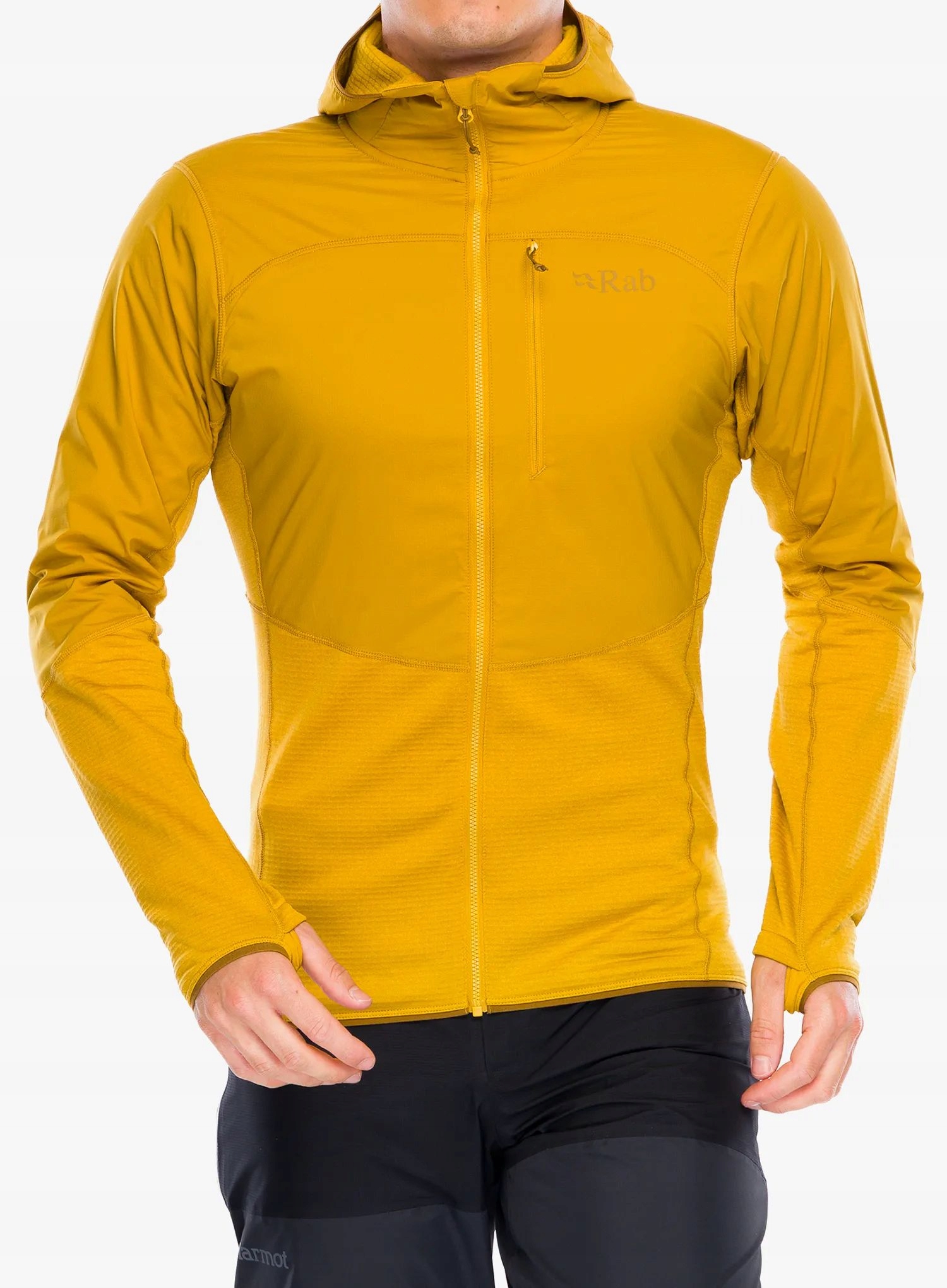 Bluza z kapturem Rab Ascendor Summit Hoody Fz sahara S