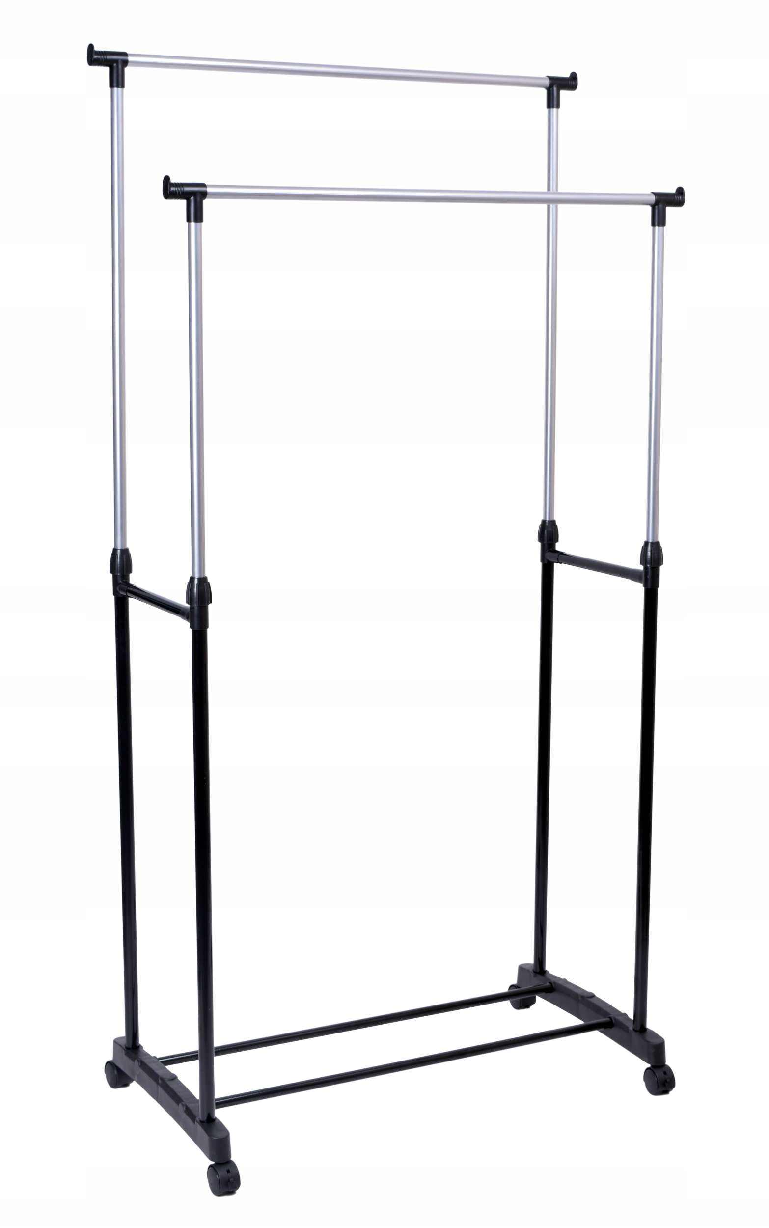 WIESZAK NA KÓŁKACH UBRANIA BUTY GARDEROBA STOJAK Głębokość mebla 41 cm