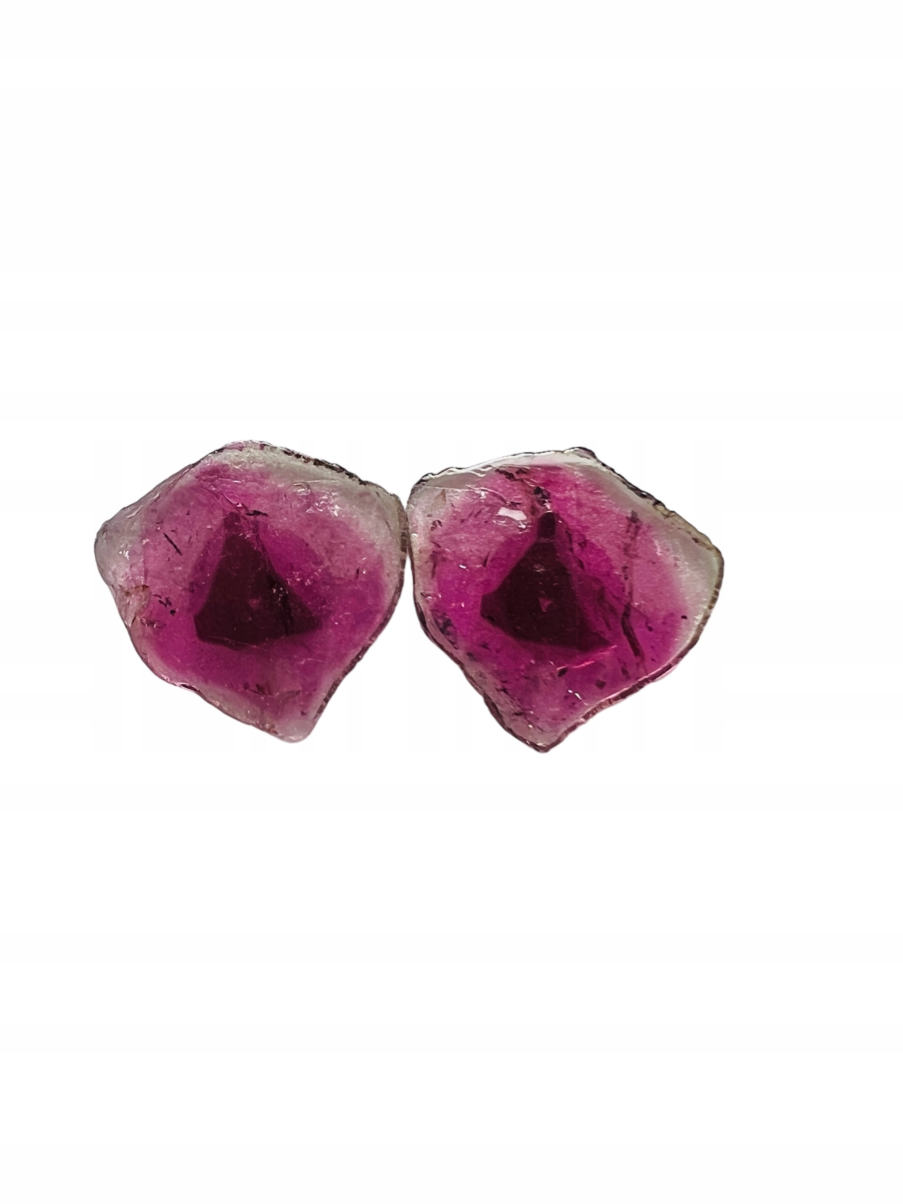 Turmalín melounový Přírodní Pár