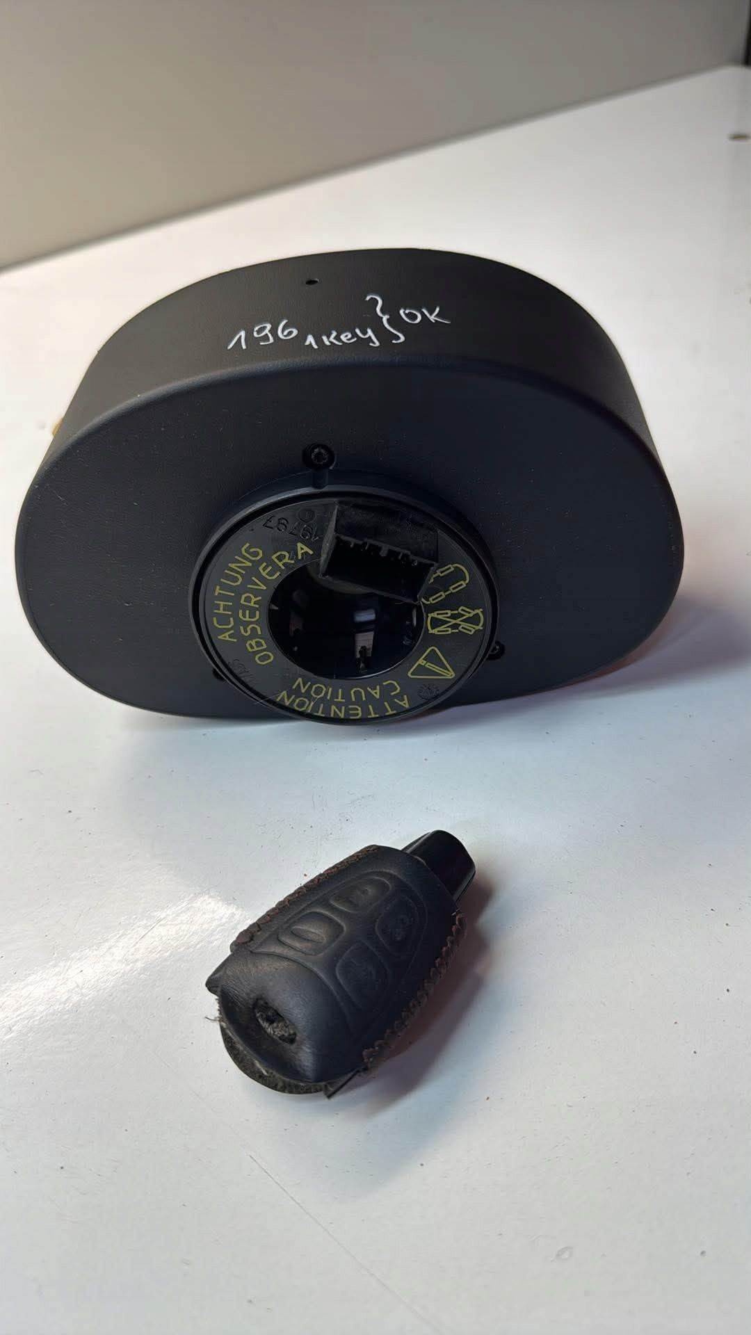 commande levier commodo sous volant CIM saab 9-3 II + clé 12805196 2004 TCS