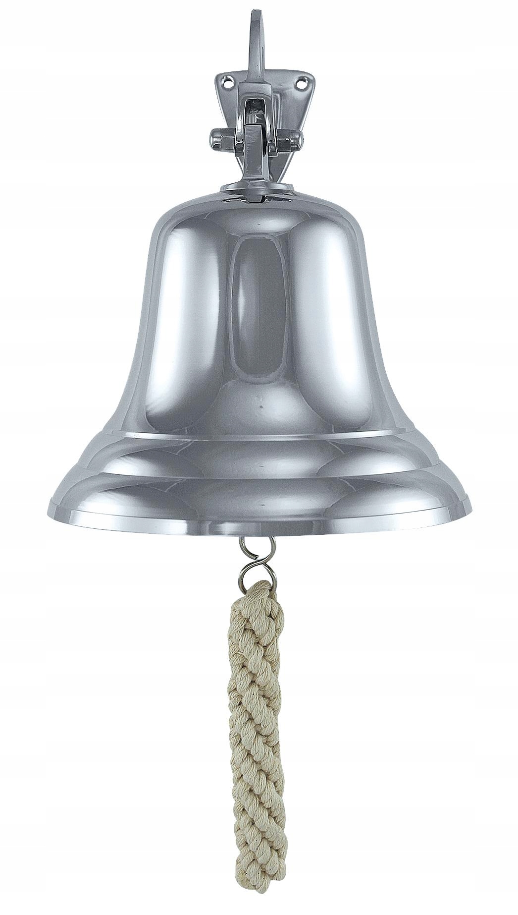 Lodný zvon, pokovená mosadz, priemer 15 cm