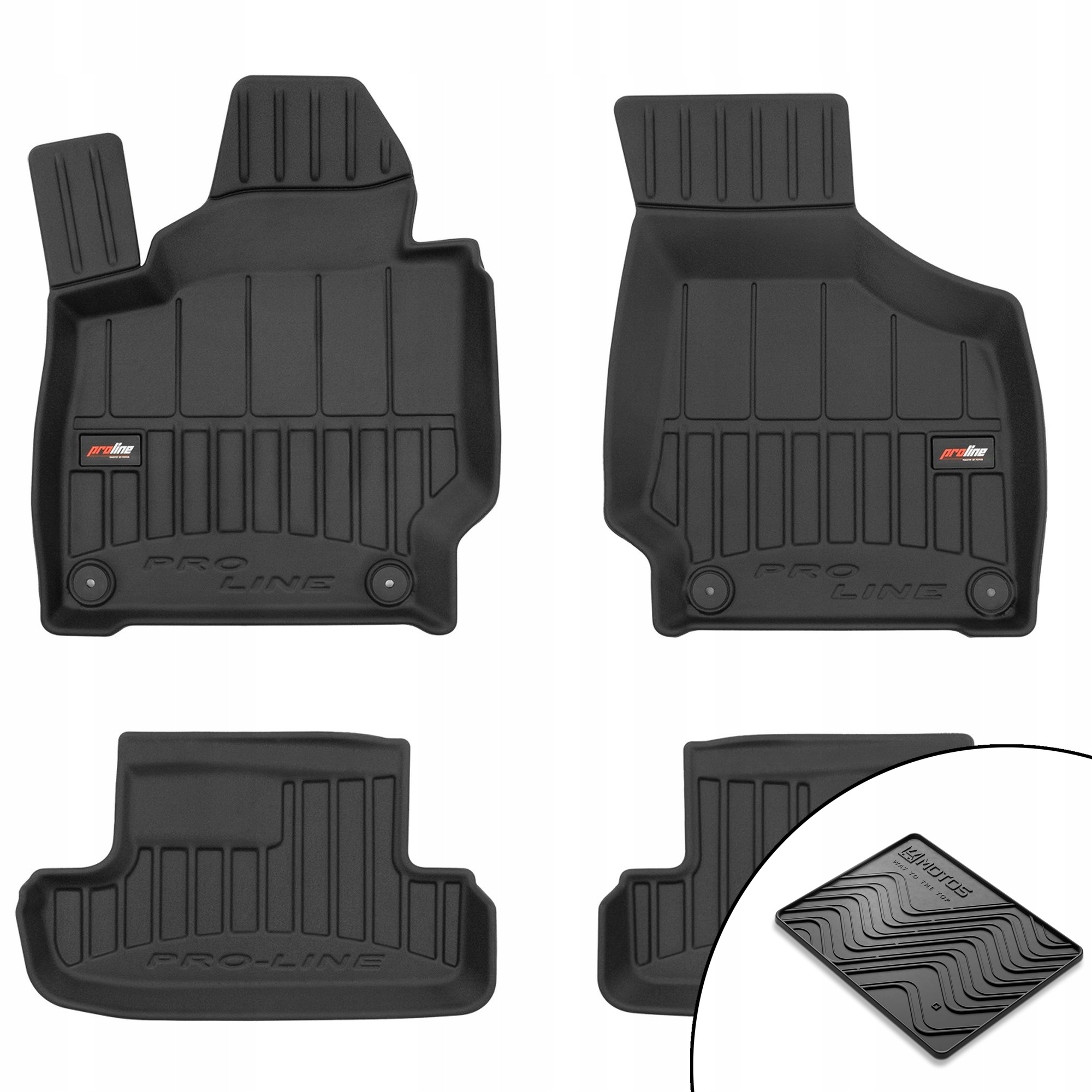 Gumové 3D koberce Audi Tt II 2006-2014 podložka bonus
