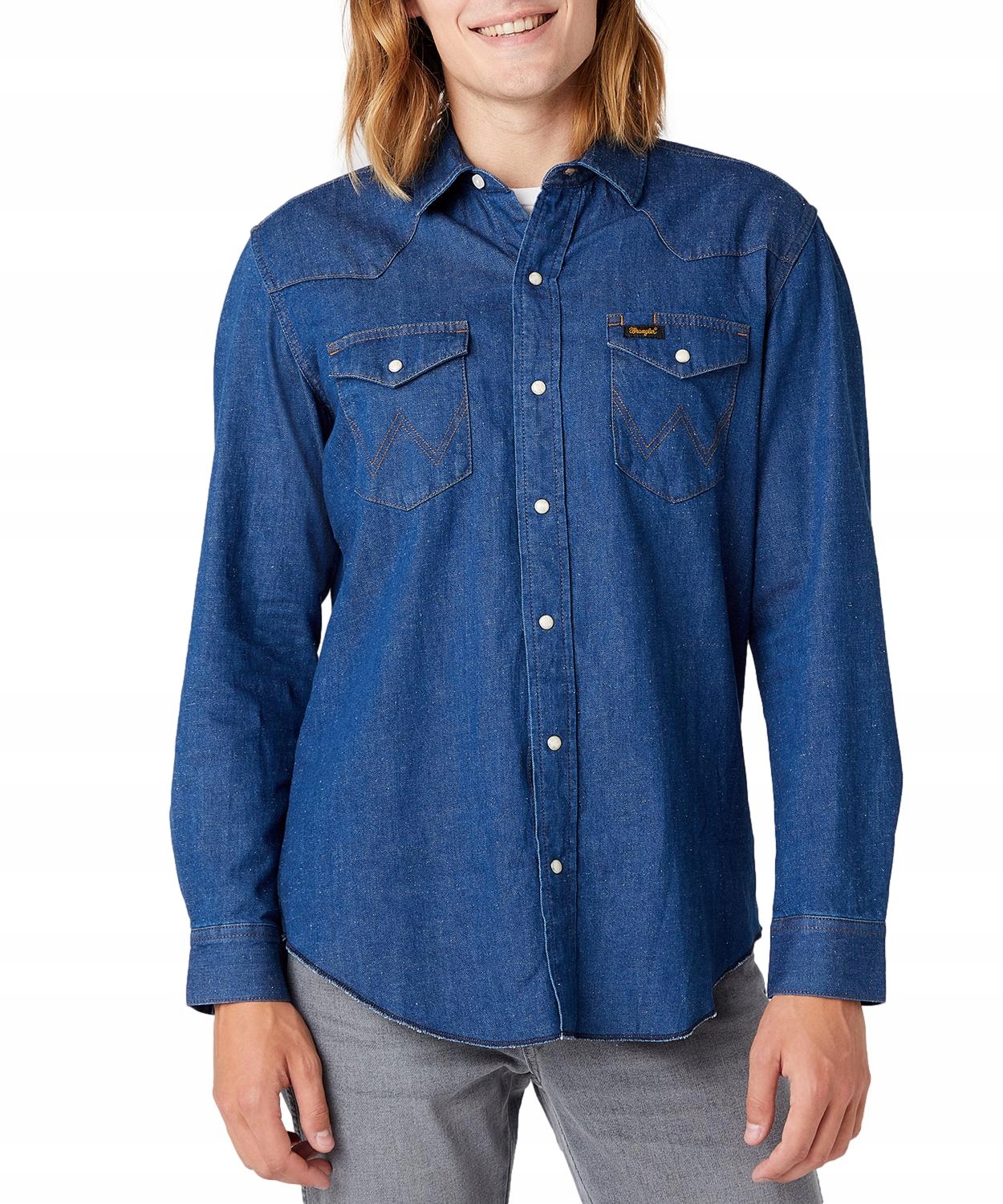 

Koszula Wrangler Ls Workshirt W5D1BKH98 MidHem XXL