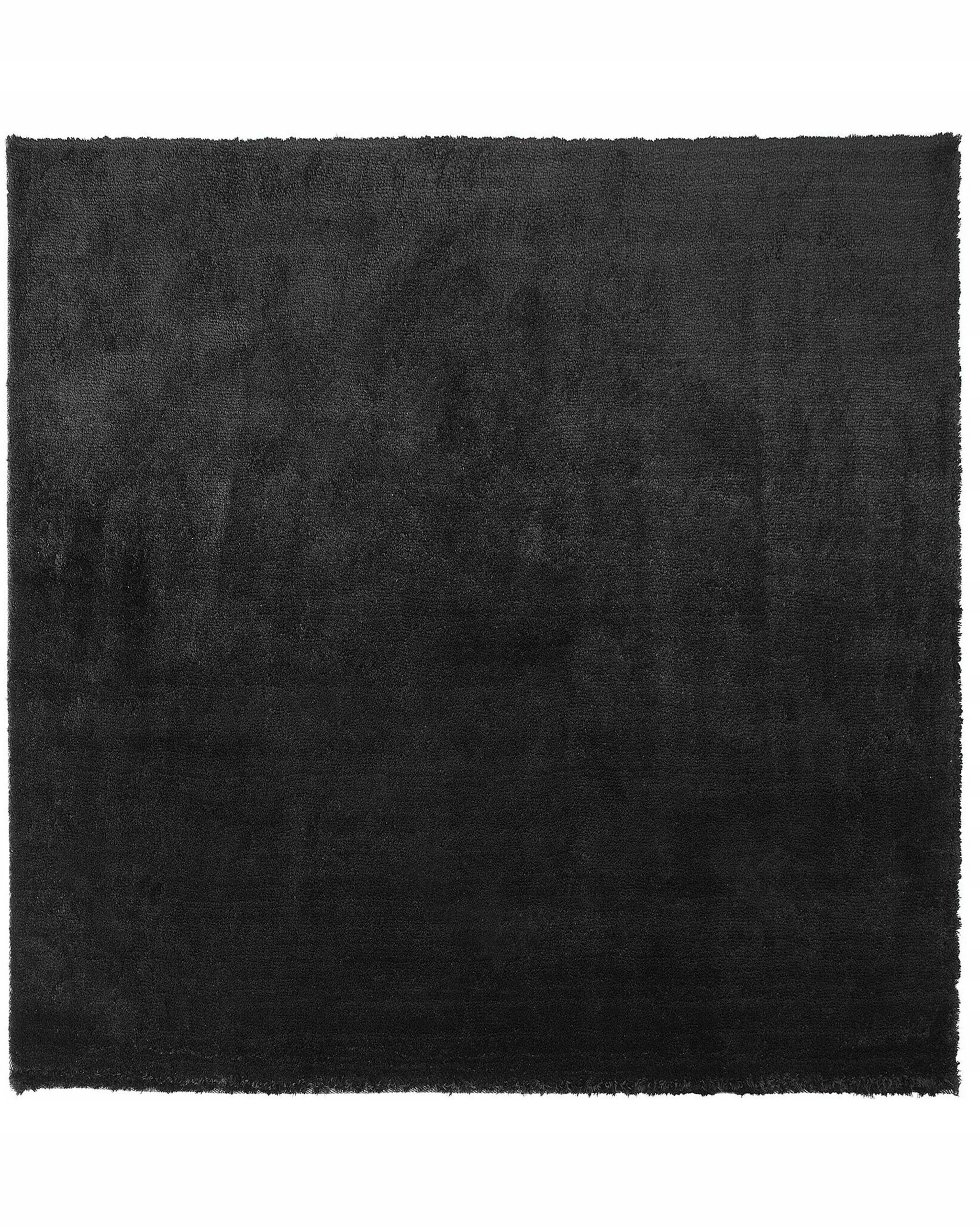 Dywan shaggy gruby 200x200 cm czarny
