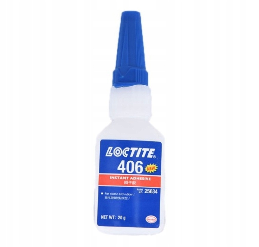 401 406 415KLEJ BŁYSKAWICZNY PRISM OGÓLNY CEL SUPER KLEJ - PLASTIK I GUMA Producent Loctite