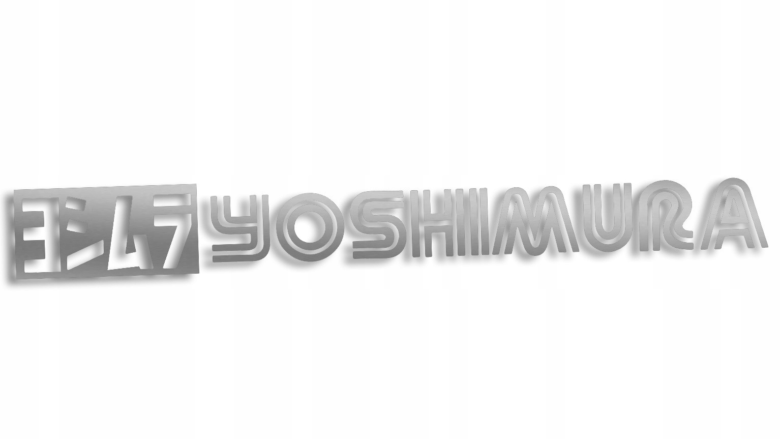 

Wycinana naklejka Yoshimura srebrna