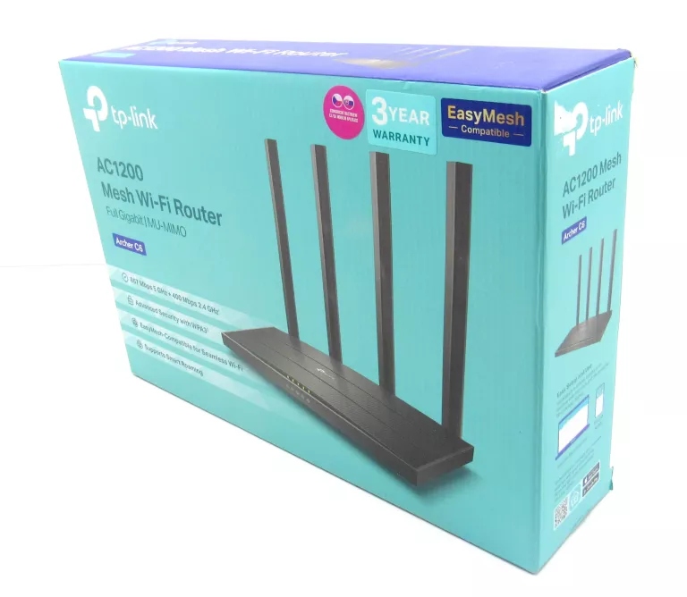Router TP-Link Archer C6 V4 802.11ac (Wi-Fi 5)