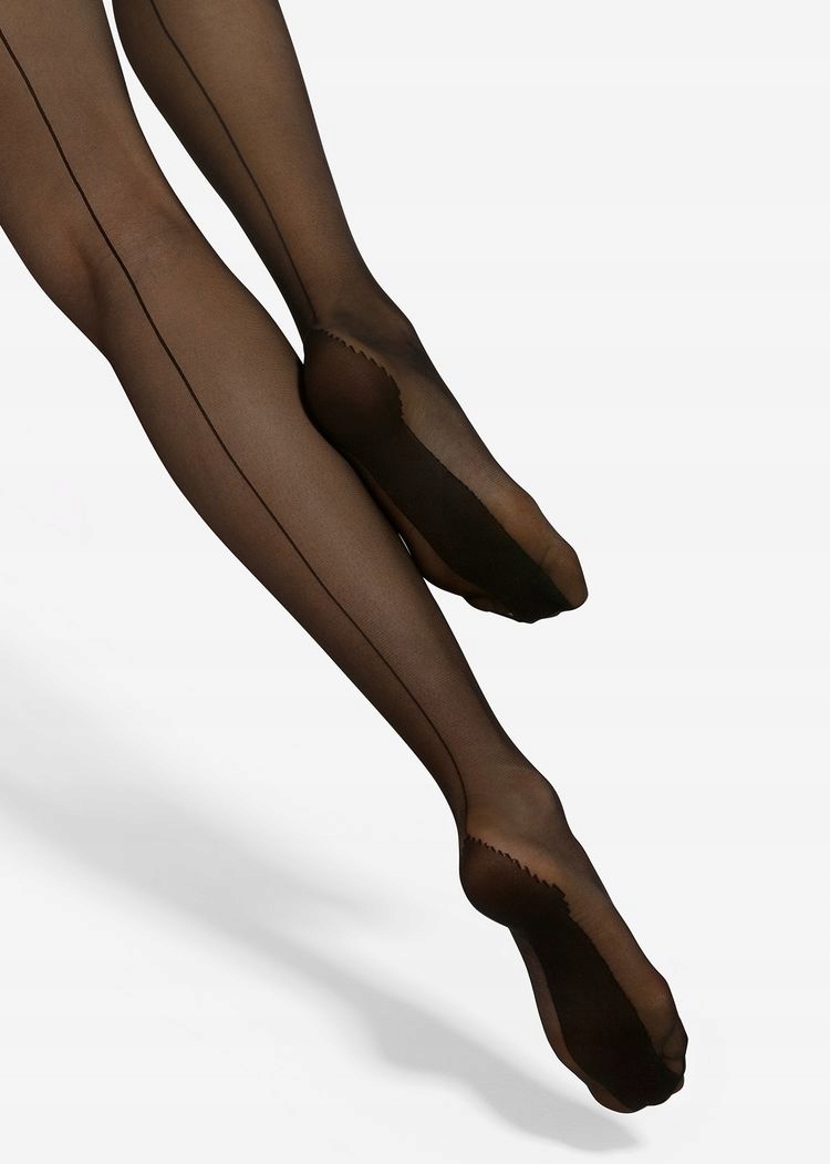 RAJSTOPY KORONKA Z PASKIEM CHIARA 20 DEN 2-S NERO Materiał dominujący poliamid