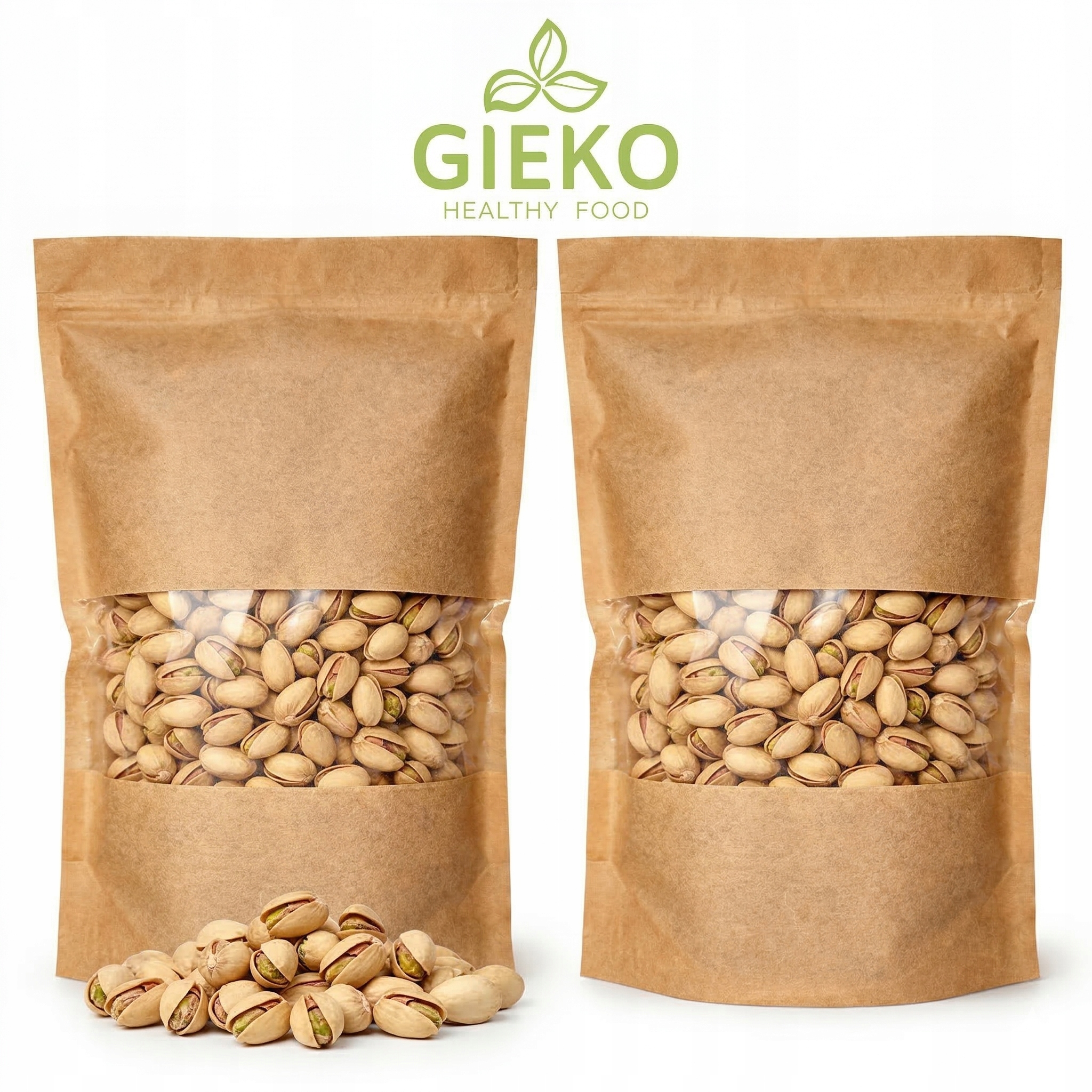 Pistácie Pražené Solené 2kg (2x1kg) Velké Křupavé Gieko Premium