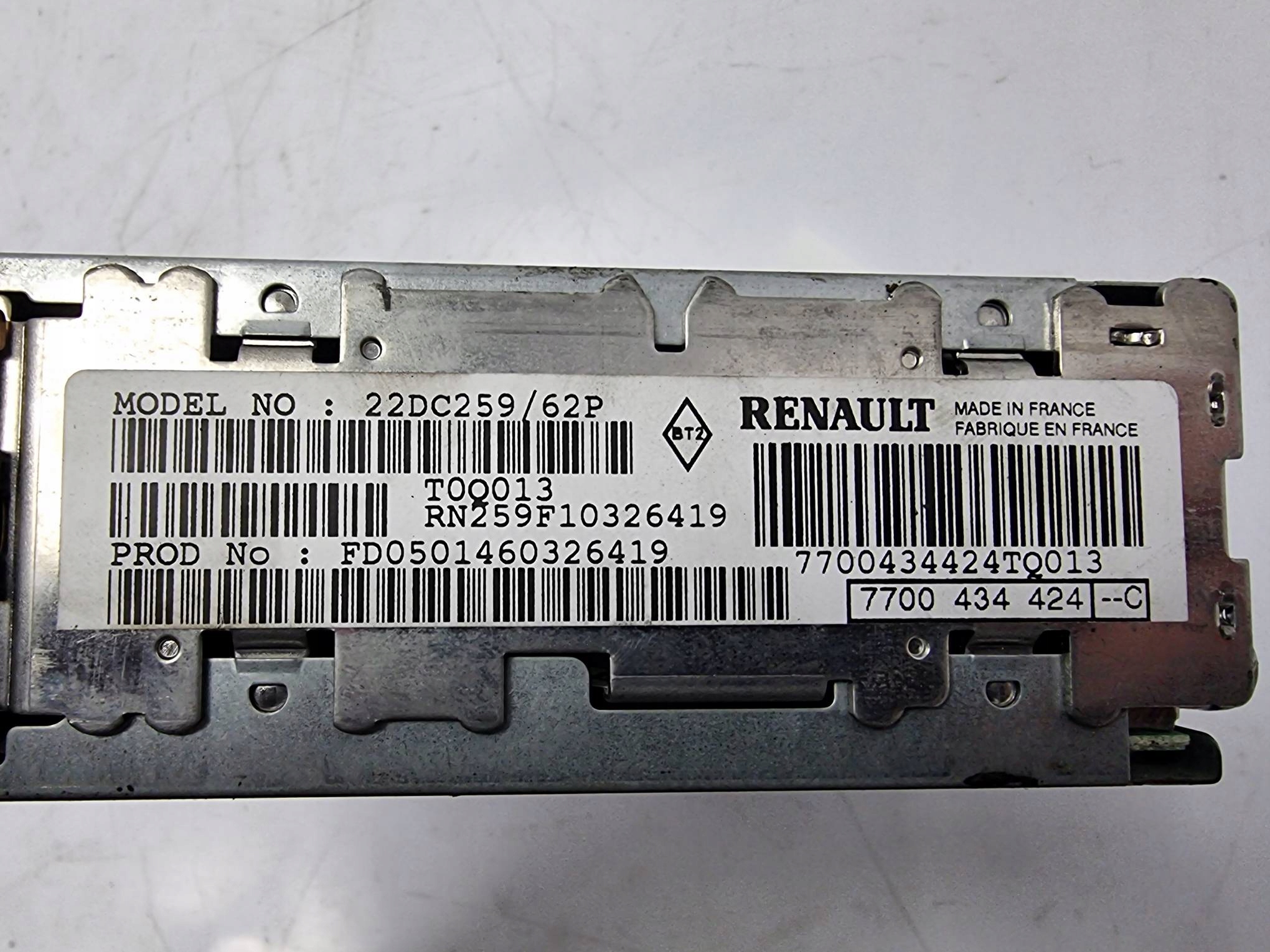 RADIO 7700434424C RENAULT SCENIC e LIFT