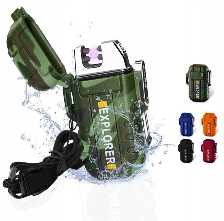 Zapalniczka Plazmowa Elektryk survival wodoodporna Usb