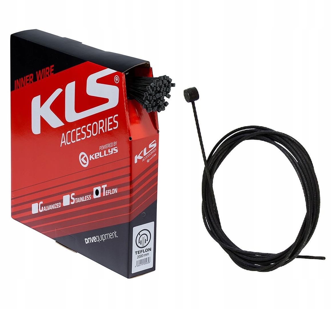 

Linka Hamulca Tylnego Kellys 2000mm Teflon Black