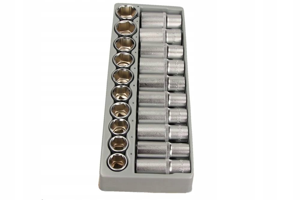 Selta Sada Nástavců 1/2", Krátké A Dlouhé, 20 Dílů, 20-32 MM