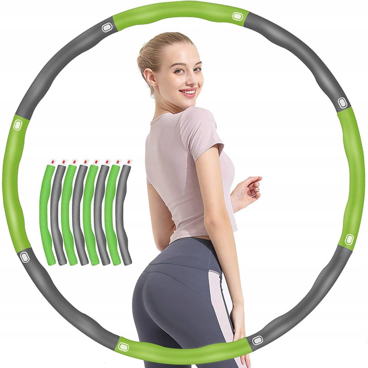 Hula hop FITNESS z wypustkami 95 cm KOLOROWE Model Hula-HOP Piankowe odchudzające