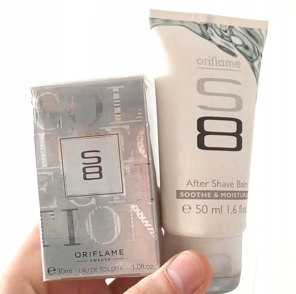 Sada parfém S8 a balzámu po holení Oriflame