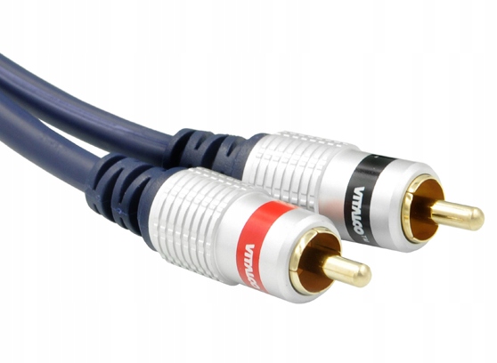 KABEL RCA WTYKI 2RCA - 2RCA PRZEWÓD AUDIO CINCH VITALCO RKD200 0,5m Model RKD200
