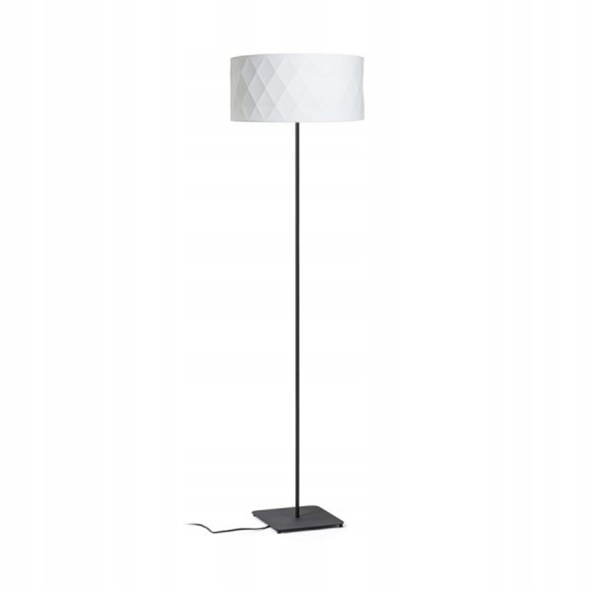 Stojanová lampa Rendl Cortina/jakaranda 148cm biela/čierna E27 11W