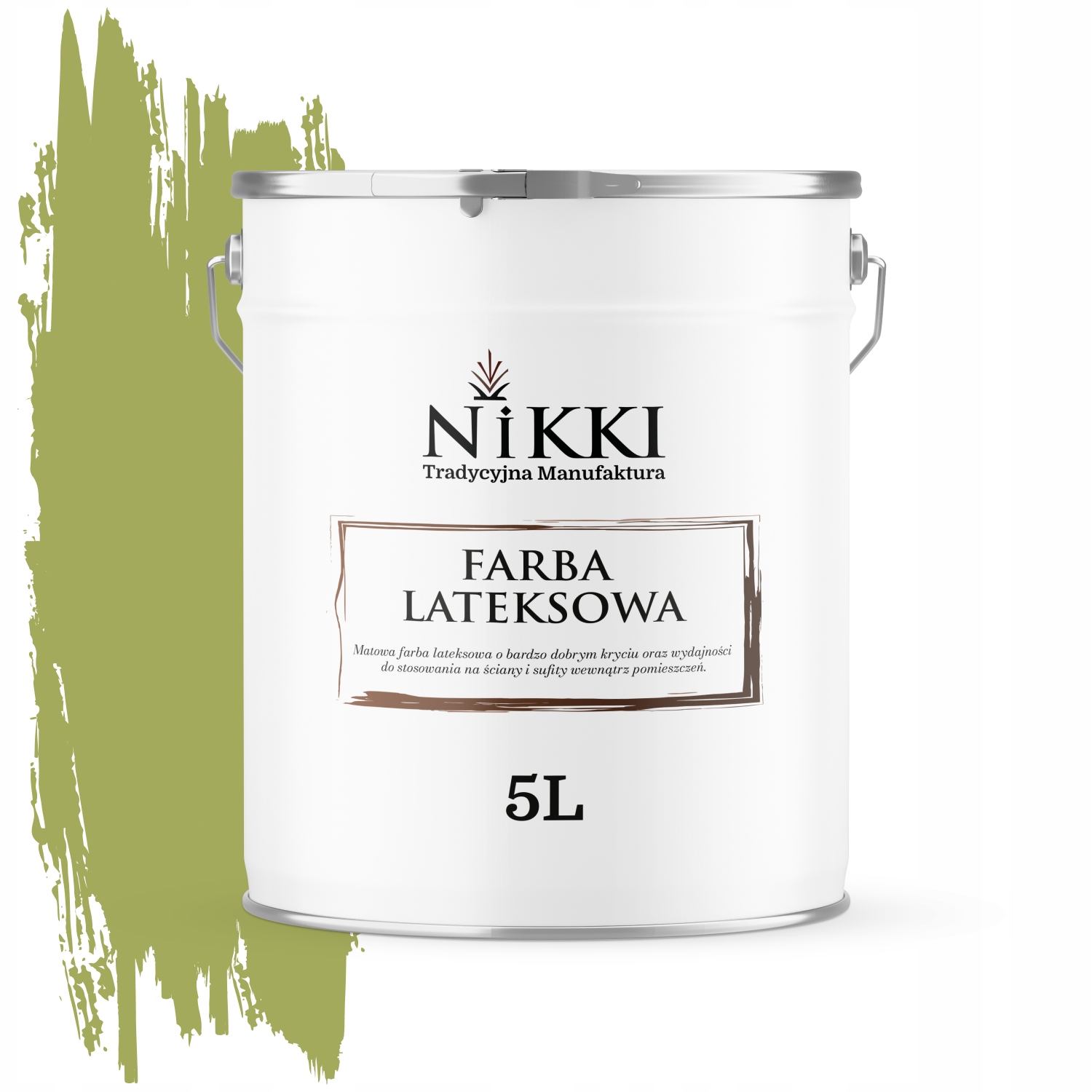 Nástenná Latexová Farba Hrášková Tmavá H2437 5L Matná Na Steny