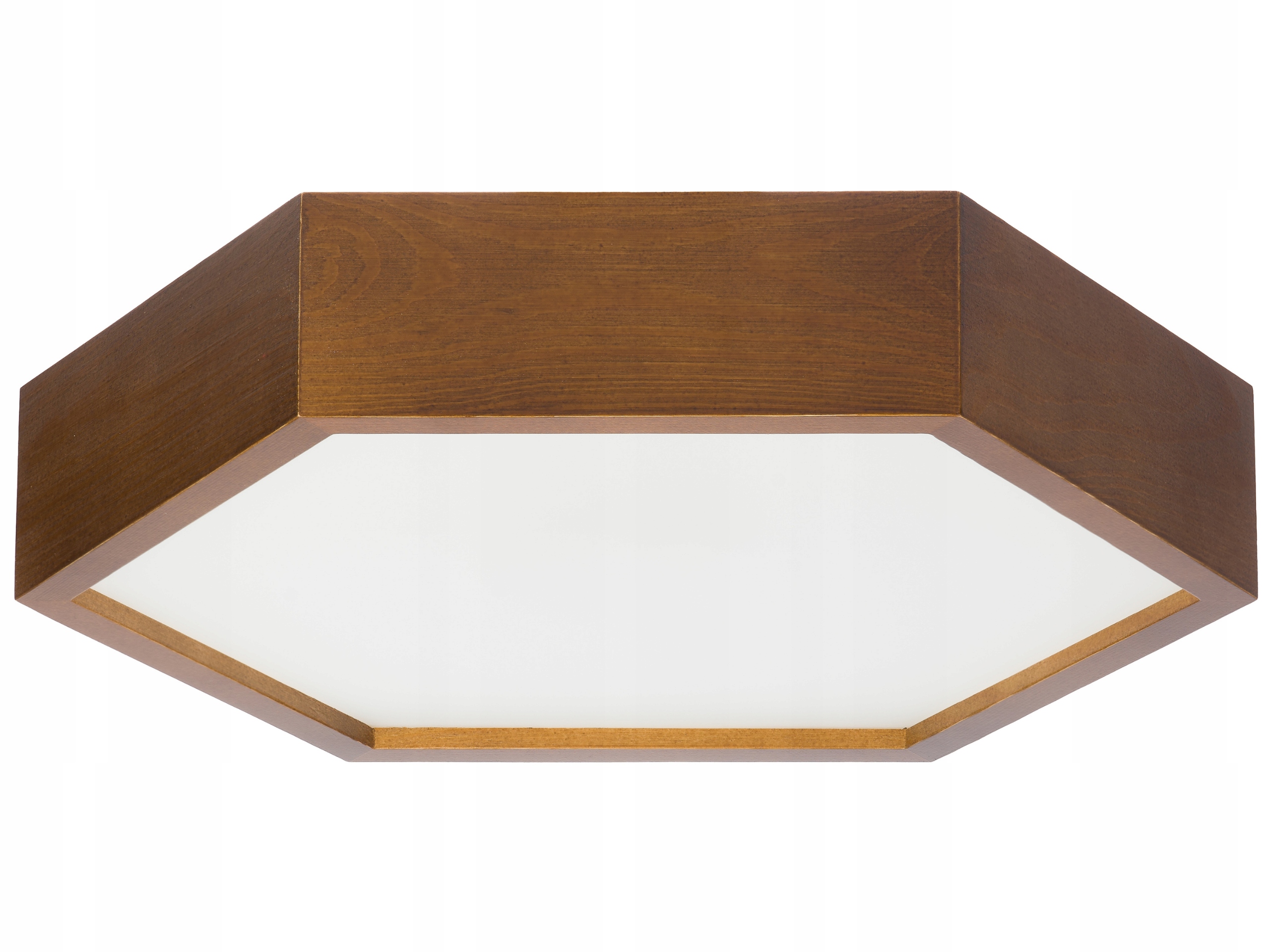 Stropná lampa Leja hex fi375 Rustikal do obývačky, kuchyne, kúpeľne, Štýlová