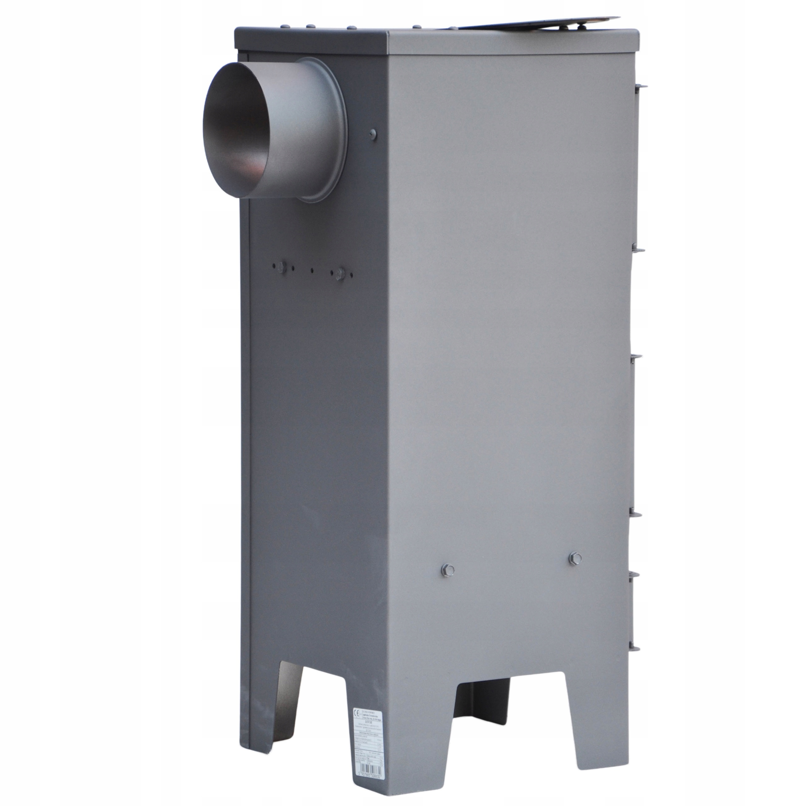 Piec stalowy koza Janusz 7kW szamotowy Polski EkoProjekt ogrzewacz SOLIDNY Wysokość 68 cm