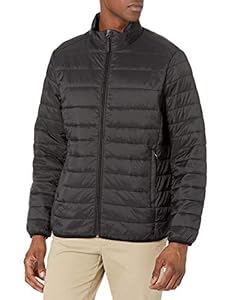 Pánská Bunda Amazon Essentials 6XL Velká Černá, Lehká, Voděodolná