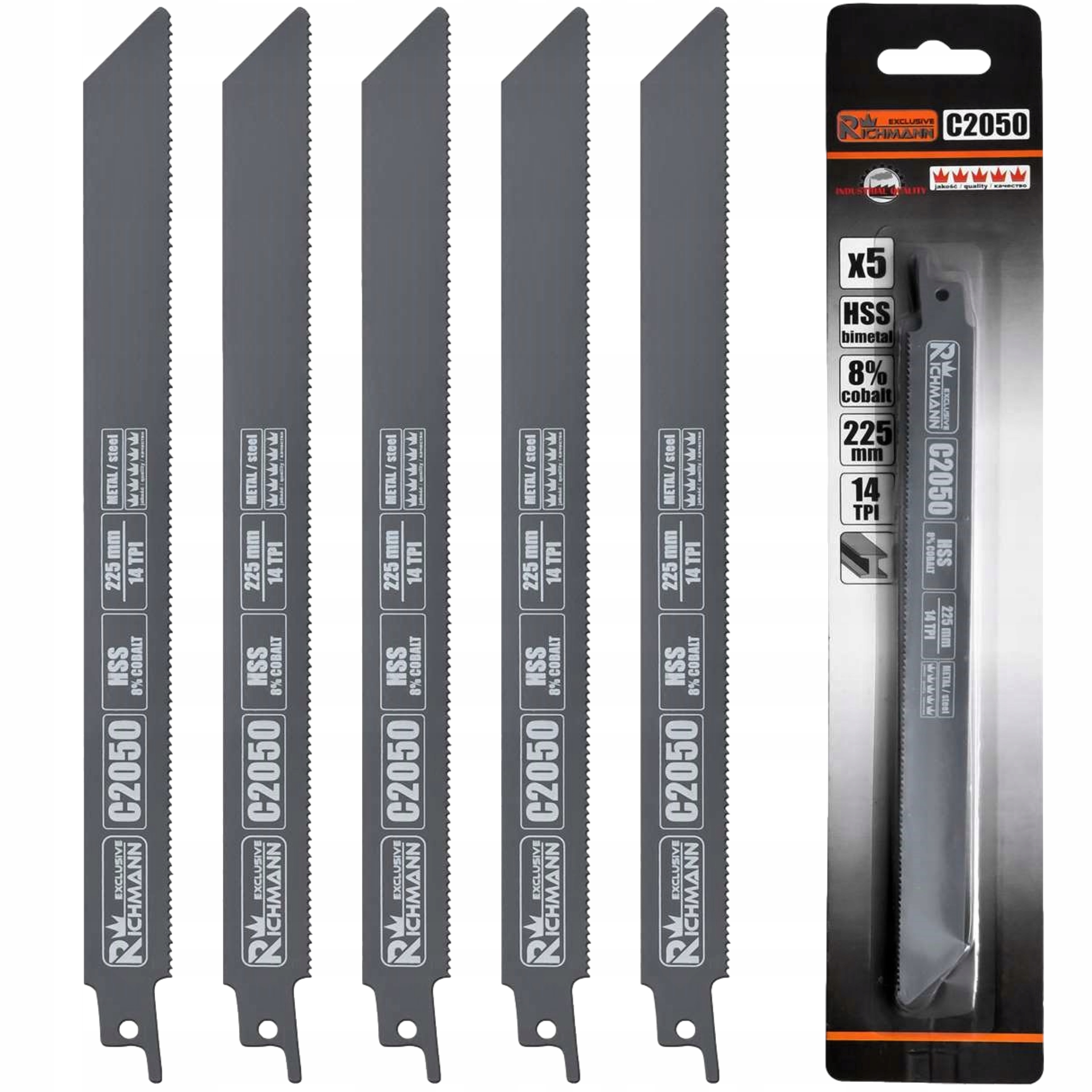 

Brzeszczoty Do Piły Szablastej Lisicy 225mm 5szt