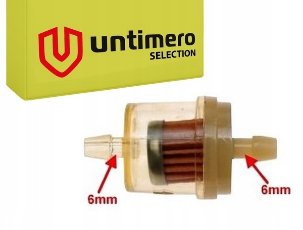 Filtr paliwa na wąż 6mm i 5mm Romet 727 Eco Joy Komfort 50 4T