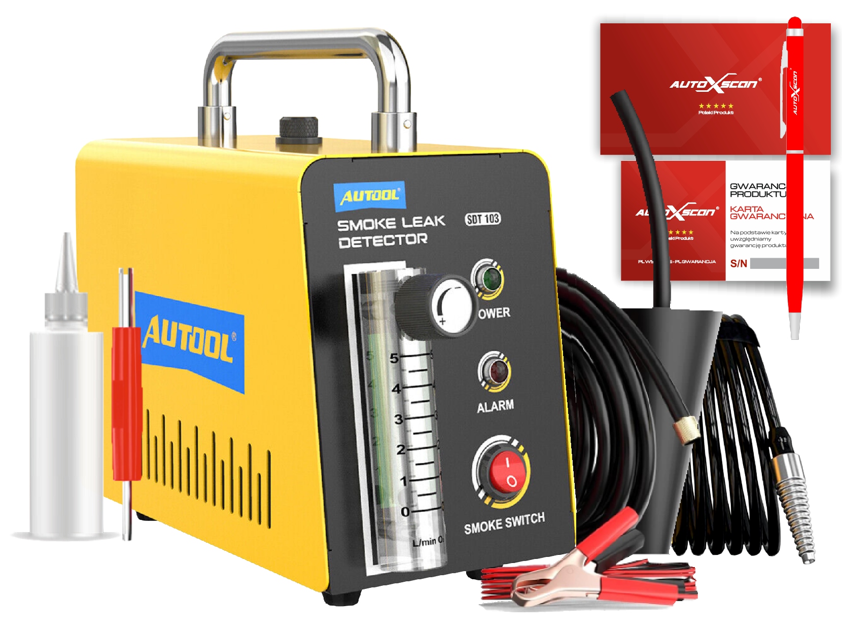 TESTER SZCZELNOŚCI AUTOOL SDT103 zadymiarka Kod producenta SDT103